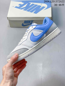 Jordan Air Jordan Skyline Low-Top Sneakers in White, Blue and Gray