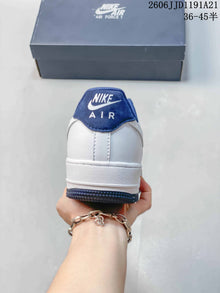 Nike Air Force 1 Low White and Blue Sneakers