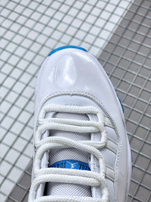 Jordan 11 Legend Blue Sneakers White Blue 378037-117