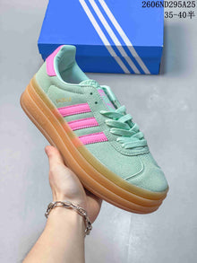 Adidas Originals Gazelle Bold W Mint Green Pink Sneakers
