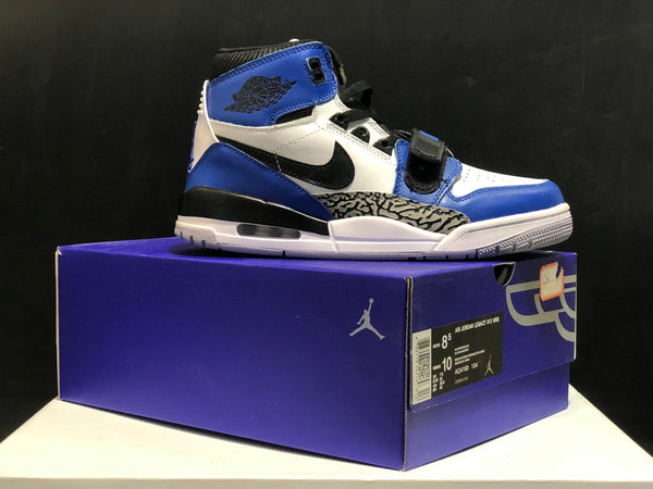 Don C x Air Jordan Legacy 312 White Blue AQ4160-104 Sneakers
