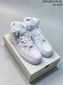 Nike Air Force 1 High-Top Sneakers, White