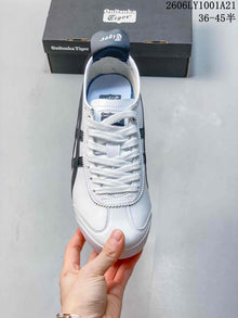 Onitsuka Tiger Mexico 66 White and Navy Sneakers 06LY1001A