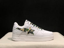 BAPE Bape Sta Low Sneakers White Green Camo