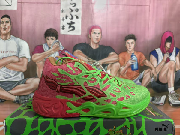 PUMA M.E.L.O. TMNT Mismatched Basketball Sneakers