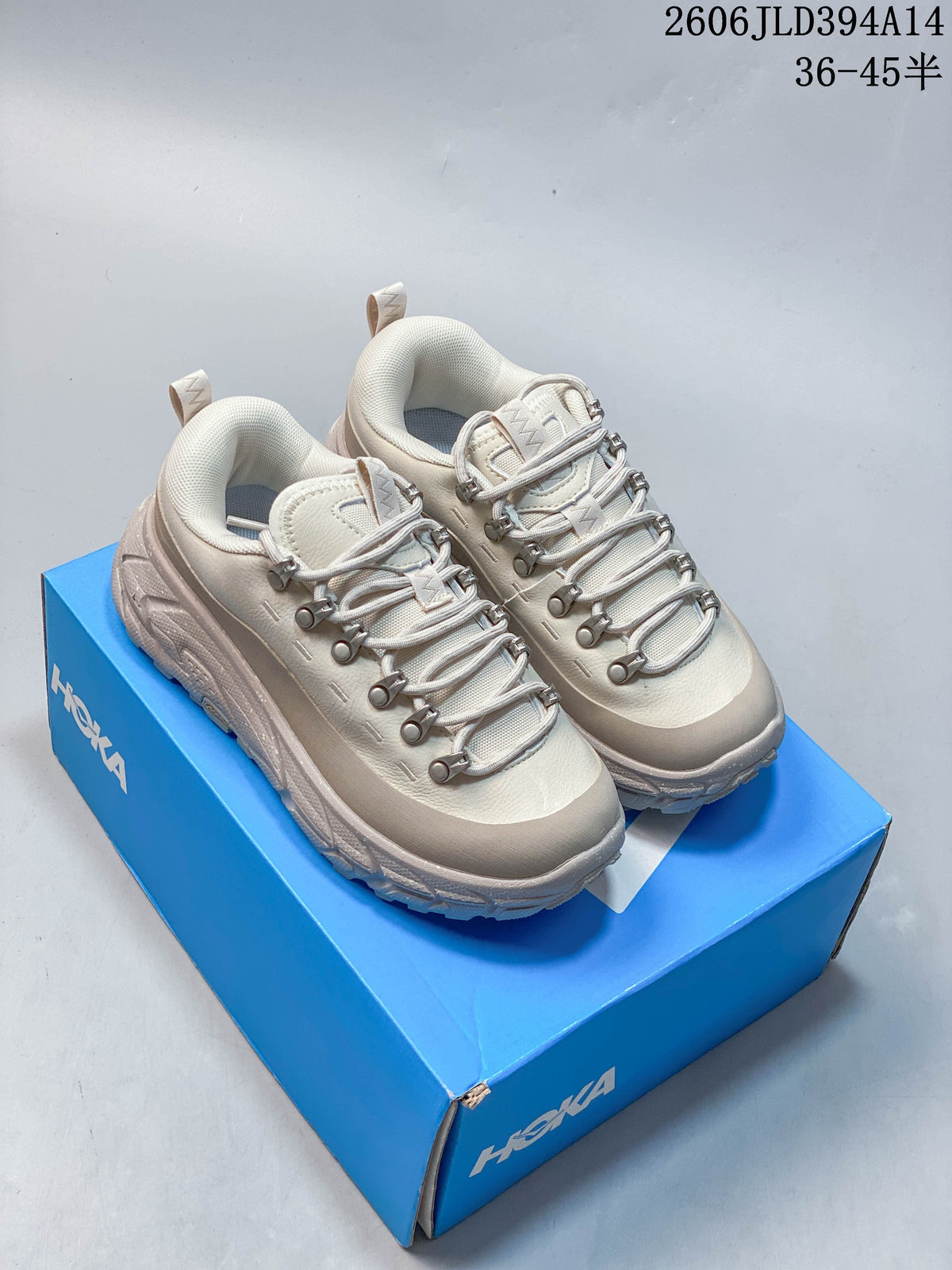 HOKA Tor Summit Low-Top Sneakers in Cream