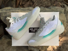 Jordan 39 Basketball Sneakers Gray Lavender Teal