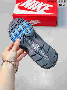 Nike Air Max 95 Sneakers in Charcoal and Blue