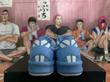 Nike Blue Basketball Sneakers with White Sole