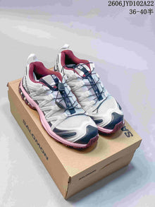 Salomon XA Pro 3D Trail Running Shoes, White Pink
