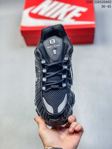 Nike Shox TL Black and Silver Sneakers