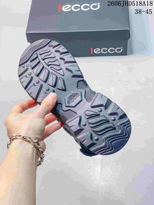 ECCO Adjustable Strap Sandals in Gray