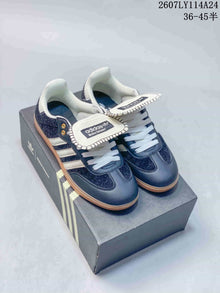 Adidas Wales Bonner Samba Low Sneakers Navy White