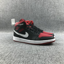 Jordan Air Jordan 1 Mid Black Red Sneakers 554724-020