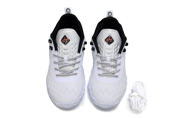 Nike ST Charge Basketball Shoes – White, Black & Grey/Coral