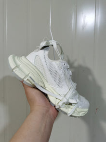 Glow-in-the-Dark White Mesh Sneakers