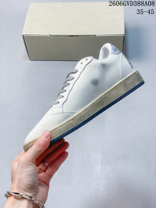 Golden Goose Super-Star White Silver Glitter Sneakers