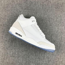 Jordan 3 White Cat Sneakers with Icy Blue Outsole