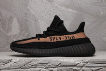 Yeezy 350 V2 Black Peach Stripe Sneakers