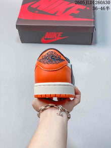 Jordan Air Jordan 1 Low Sneakers, Orange, White & Charcoal, CZ0790-005