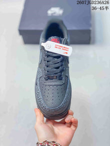 Nike Air Force 1 Low Stussy Dark Gray Sneakers 722260UPW