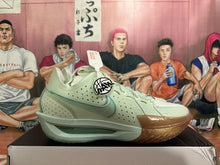 Nike ZoomX Basketball Shoes in Pale Green with Gum Sole