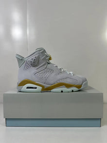 Jordan Air Jordan 6 High-Top Sneakers Paris Olympics White Gold