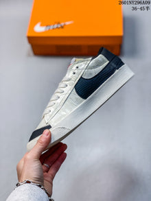 Nike Blazer Low '77 Jumbo Sneakers in Off-White and Black