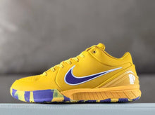 Nike Kobe 4 Basketball Sneakers Yellow Purple