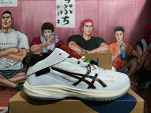 ASICS Basketball Shoes White Black Red