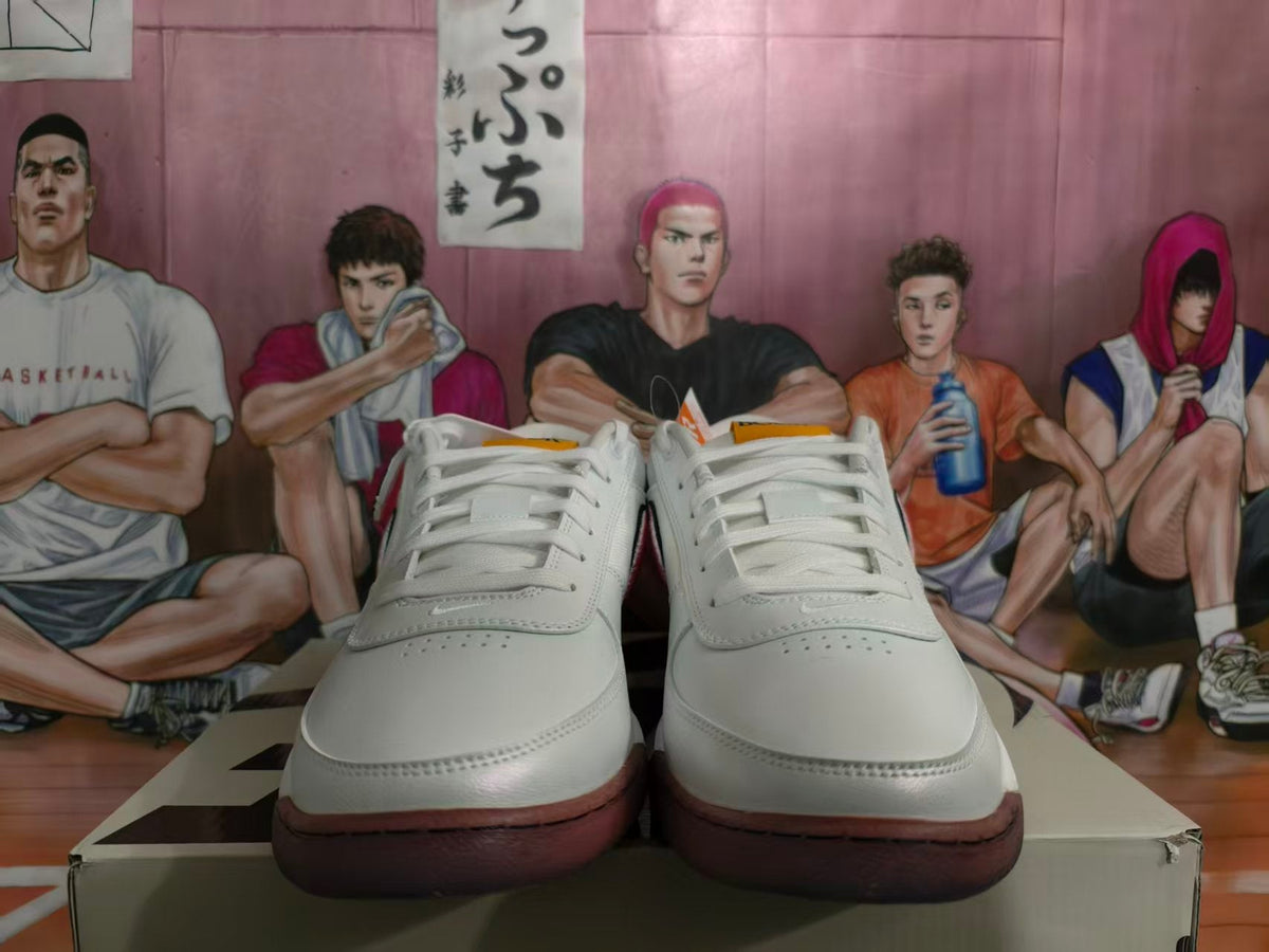 Nike Basketball Low-Top Sneakers White and Blue