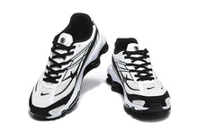 Nike Shox R4 White and Black Sneakers