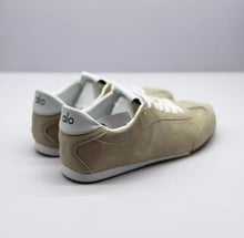 Alo Beige Low-Top Lace-Up Sneakers