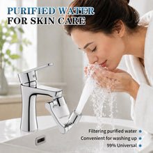 1080° Swivel Faucet Filter Set with 4 Filters, 3 Adapters, 2 Modes Faucet Extender Aerator