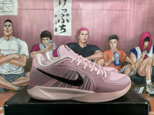 Nike Pink and Black Basketball Sneakers