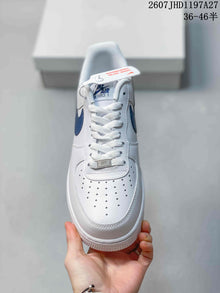Nike Air Force 1 '07 White Blue Low-Top Sneakers