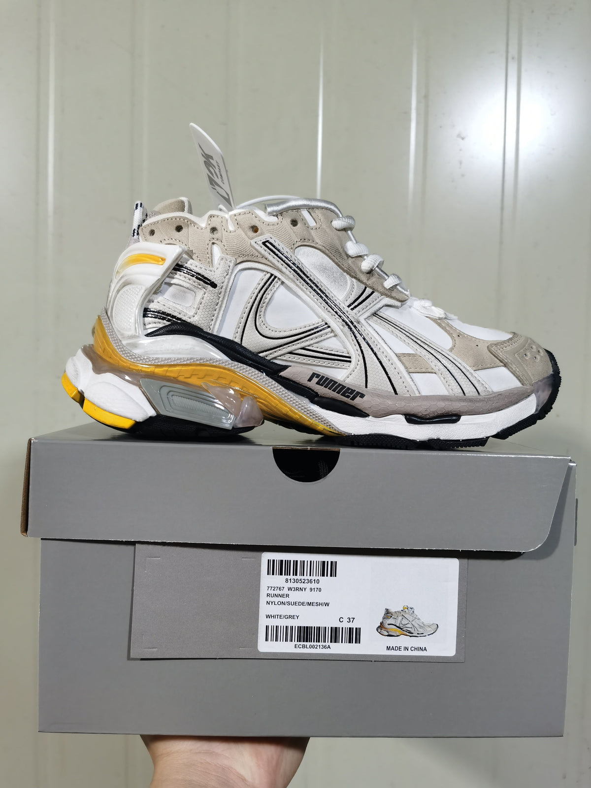 Puma Runner 9170 White Grey Sneakers