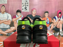 Nike Air Max Sneakers Black and Volt Green