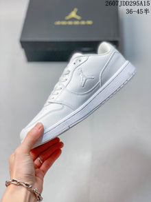 Nike Air Jordan 1 Low White Sneakers 2607JDD295A15