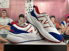 New Balance 3447 White Red Navy Sneakers