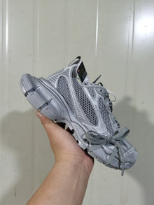 1281 Reflective Grey Mesh Sneakers