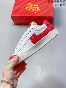 Nike Court Royale AC Sneakers White and Red 2606ND687A17