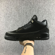 Jordan Air Jordan 3 BHM Black and Metallic Gold Sneakers
