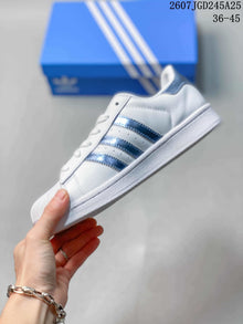 adidas Superstar Sneakers White Blue 712250EEU