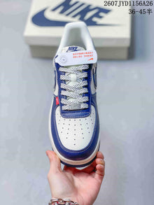 Nike Air Force 1 Low White Blue Sneakers 2607TYD1156A26
