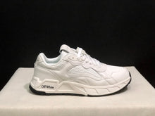 Off-White White Leather Low-Top Casual Sneakers