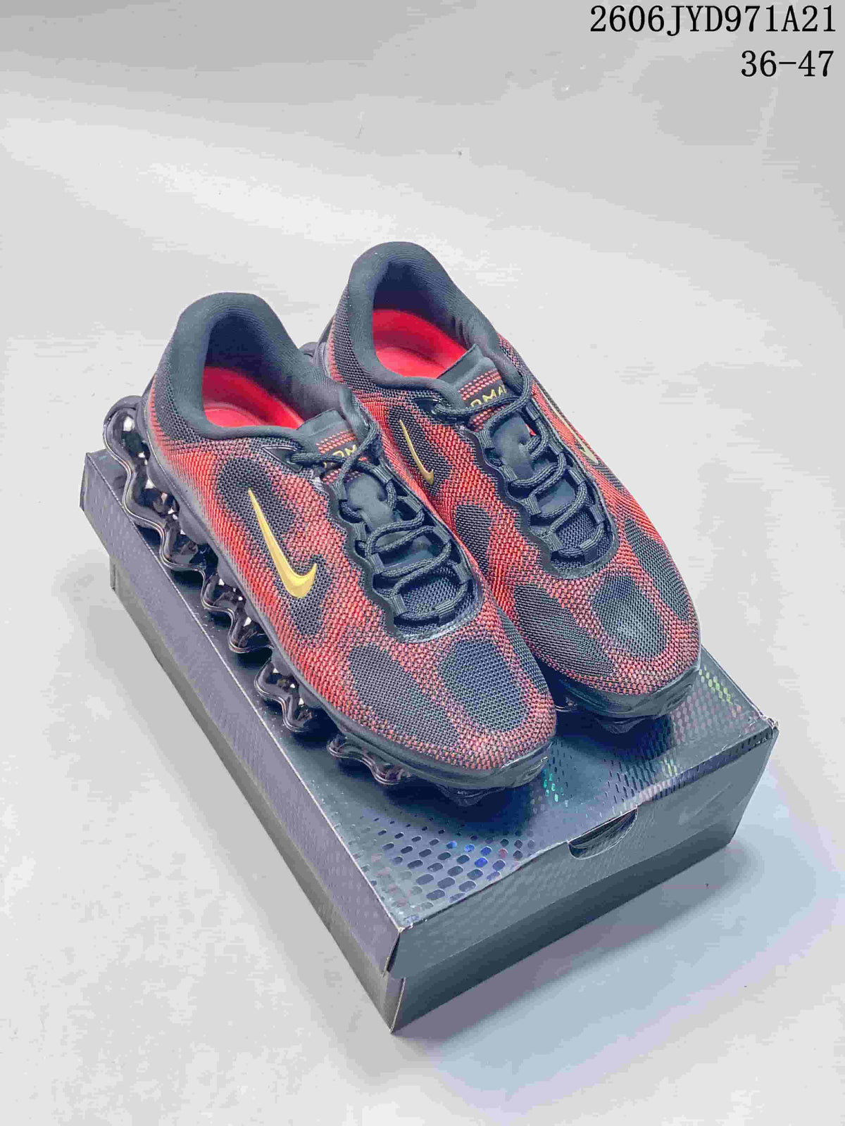 Nike Air Liquid Max Running Shoes in Navy, Red and Gold