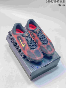 Nike Air Liquid Max Running Shoes in Navy, Red and Gold