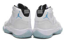 Jordan Air Jordan 11 Retro High-Top Sneakers White and Blue