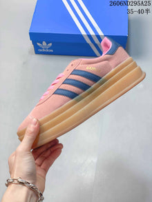 Adidas Gazelle Bold Women's Platform Sneakers Pink Blue